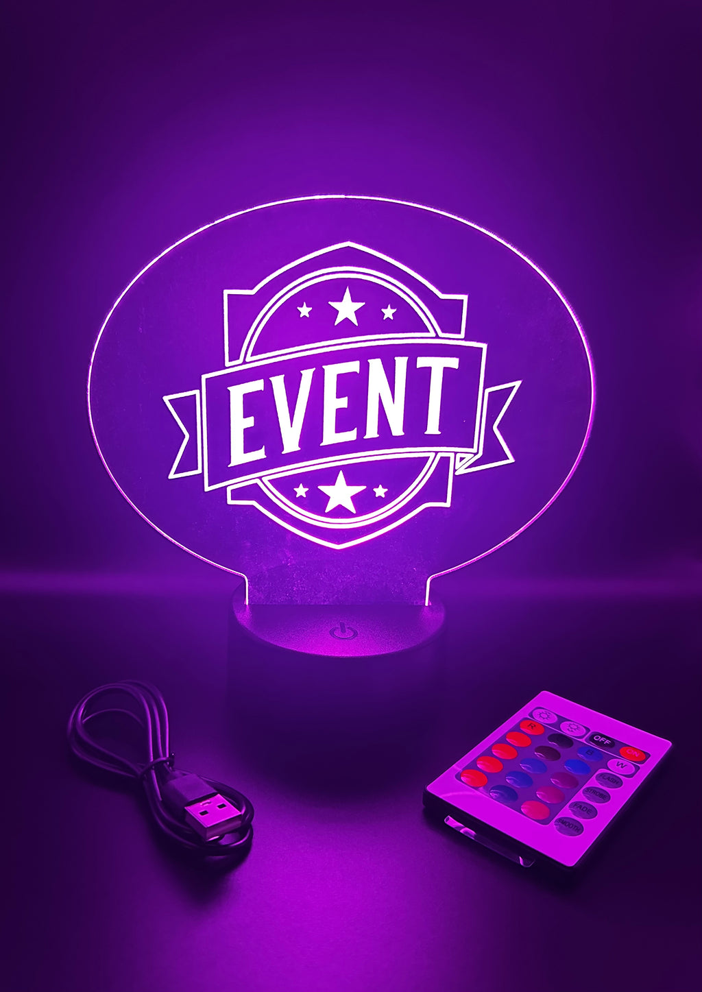 Event Centerpiece LED Acrylic Display