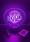 Event Centerpiece LED Acrylic Display